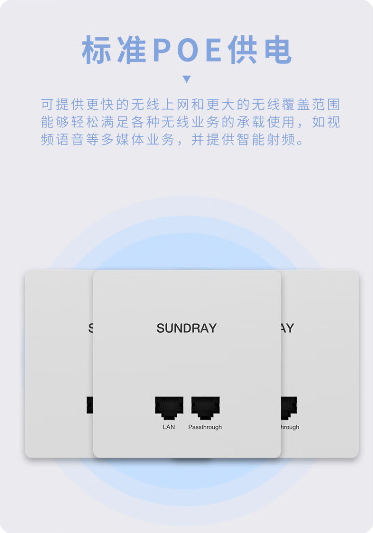 信銳 WiFi5雙頻無(wú)線(xiàn)面板AP